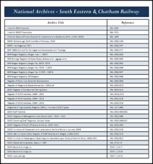 National Archive SECR Record Numbers.pdf